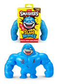 Smashers Slam Heroes Series 1, Collectible Bendy Squishy Monsters, in display