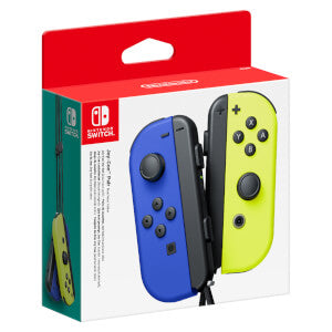 Nintendo Joy-Con Pair Neon Blue and Neon Yellow for Nintendo Switch side angle