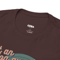 'Just an Analog Guy, In a Digital World' Men's T-Shirt, close-up detail