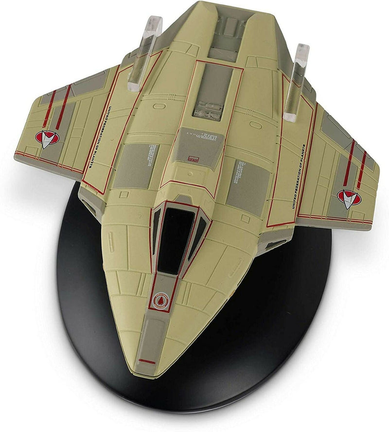 Starfleet Academy Flight Training Craft Die-Cast Model (Eaglemoss / Star Trek), rear view