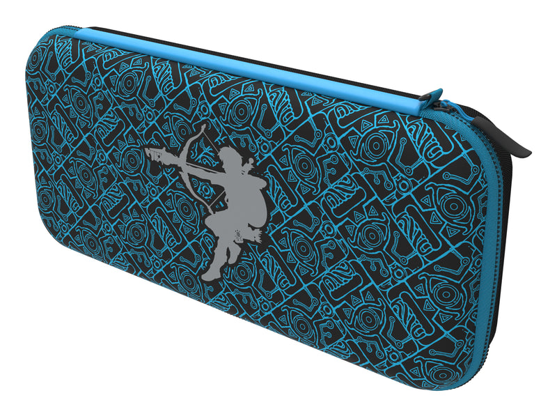 PDP Travel Case Glow Zelda Sheikah Shoot for Nintendo Switch side angle