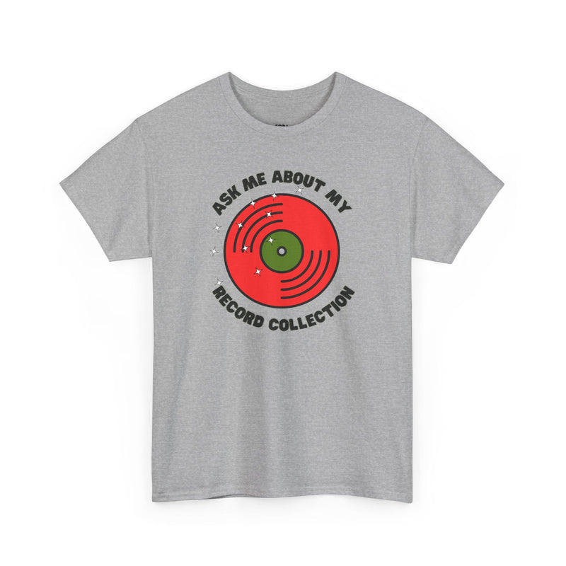 'Ask Me About My Record Collection' Men's T-Shirt collectible from Coda Records