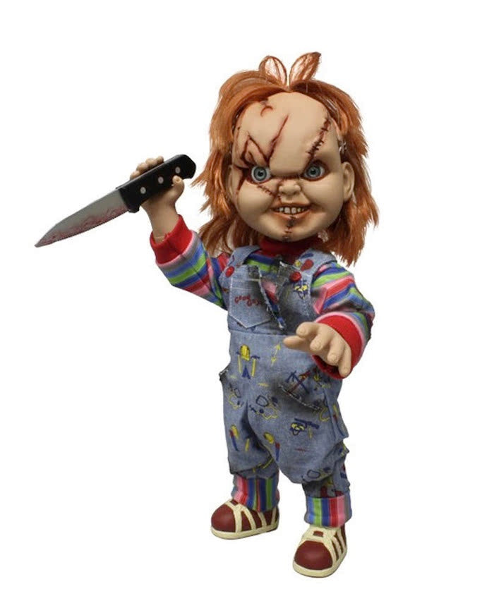Chucky "Scarred Face" 15" MDS Mega Scale Figure With Sound - Star Images UK Exclusive