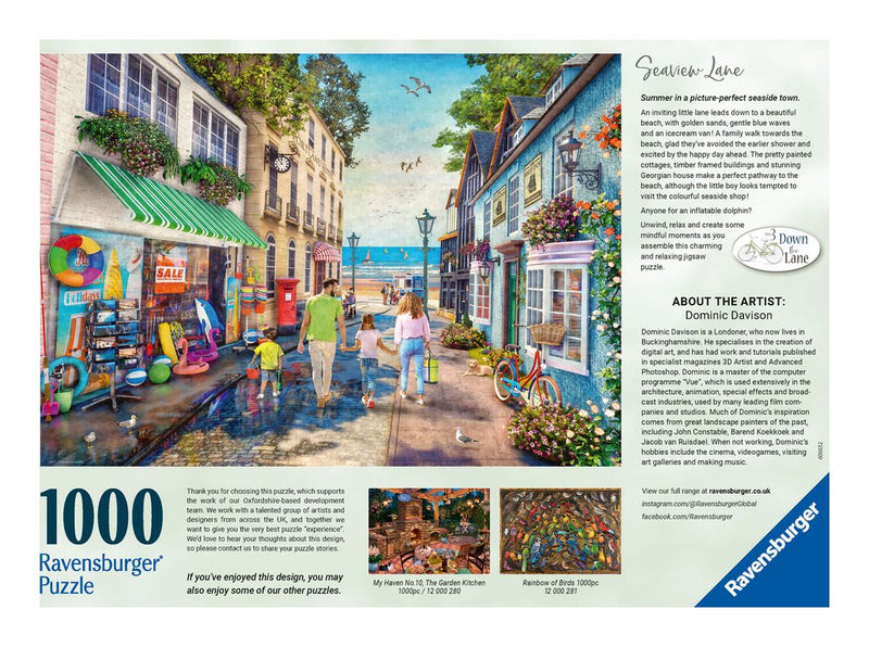 Down The Lane No.3 Seaview Lane 1000pcs - Image