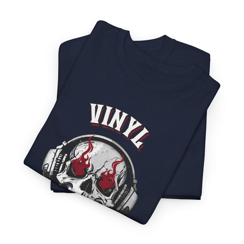 'Vinyl Ain't Dead' Skull Men's T-Shirt, additional view