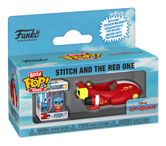 Bitty Pop! Ride - Stitch - The Red One w/Stitch (Case of 12)