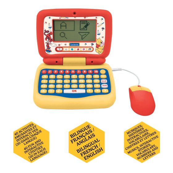 Winnie the Pooh Bilingual Talking Educational Laptop
