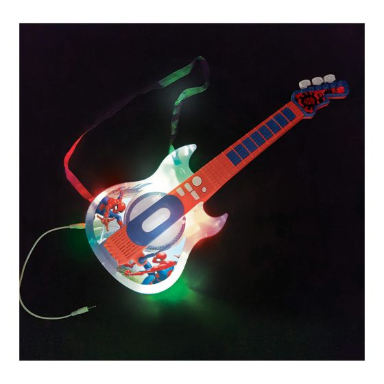 Spider-Man Electronic Lighting Guitar With Mic