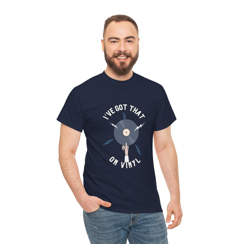 'I've Got That On Vinyl' T-Shirt, rear view