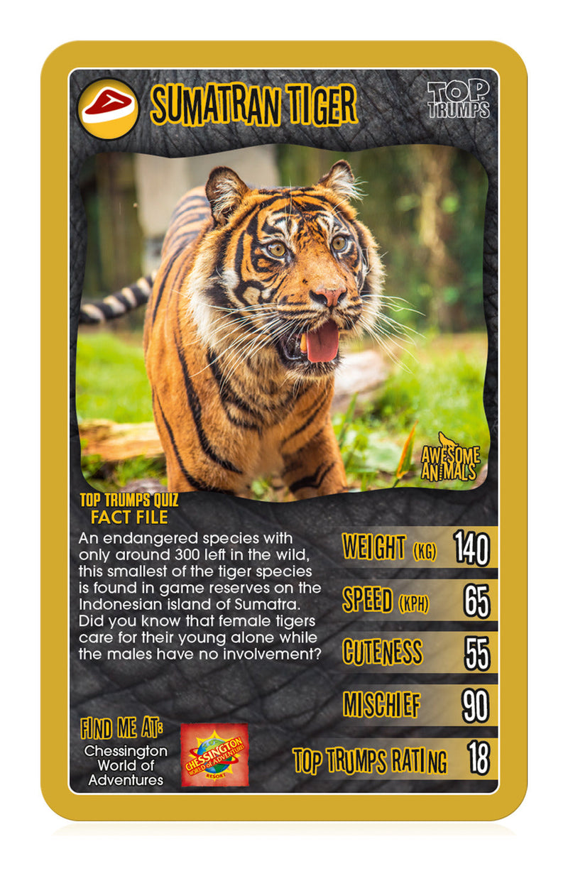 Awesome Animals Top Trumps Card Game, product detail