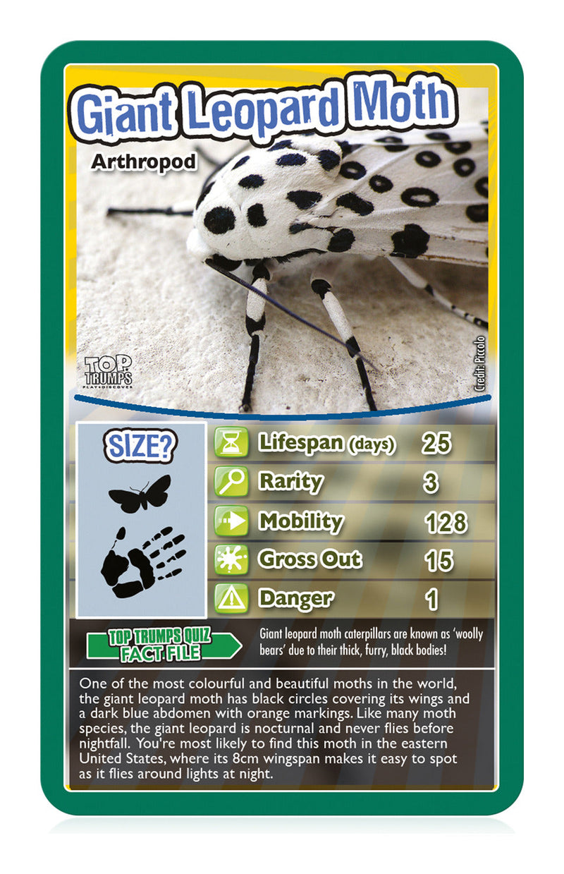Bugs Top Trumps Card Game