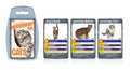 Cats Top Trumps Card Game, in display