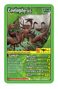 Dinosaurs Top Trumps Card Game, showing reverse