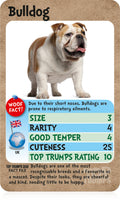 Dogs Top Trumps Card Game, side angle