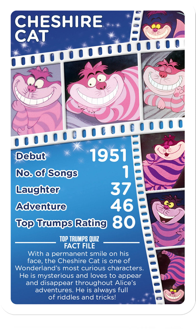 Disney Classics Top Trumps Card Game, size reference