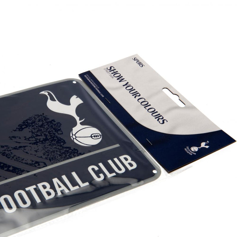 Tottenham Hotspur FC Colour Street Sign, side angle