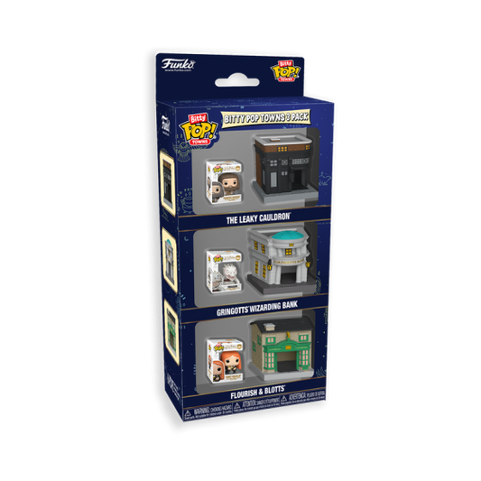 Harry Potter 3 Pack - Diagon Alley Funko Bitty Pop! Town Vinyl Figures