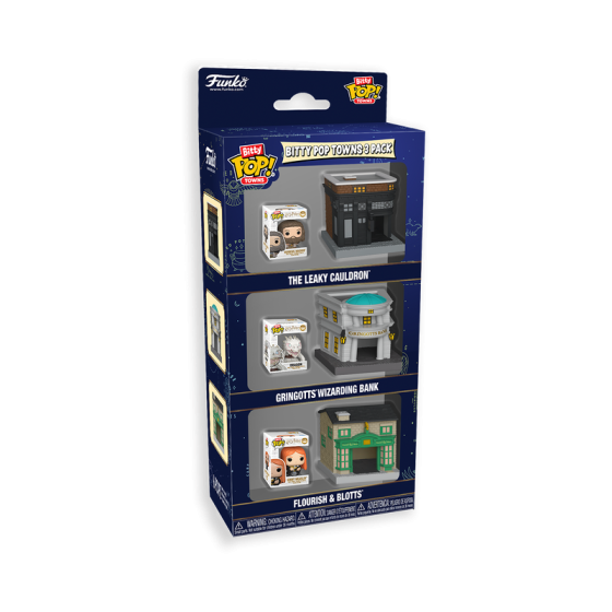 Harry Potter 3 Pack - Diagon Alley Funko Bitty Pop! Town Vinyl Figures