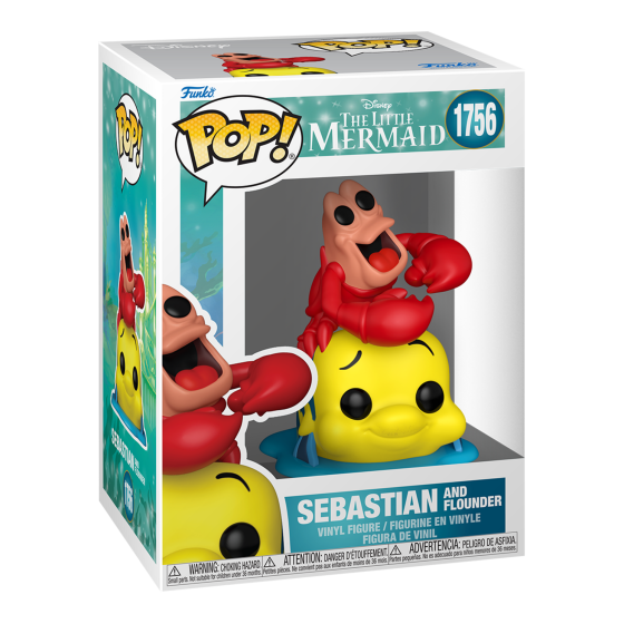 Pop! Vinyl - The Little Mermaid - Sebastian & Flounder