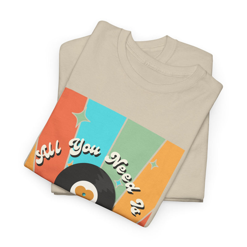 'All You Need Is Vinyl' T-Shirt, showing reverse