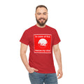 'In Case of Fire, Save My Vinyl' T-Shirt, in display