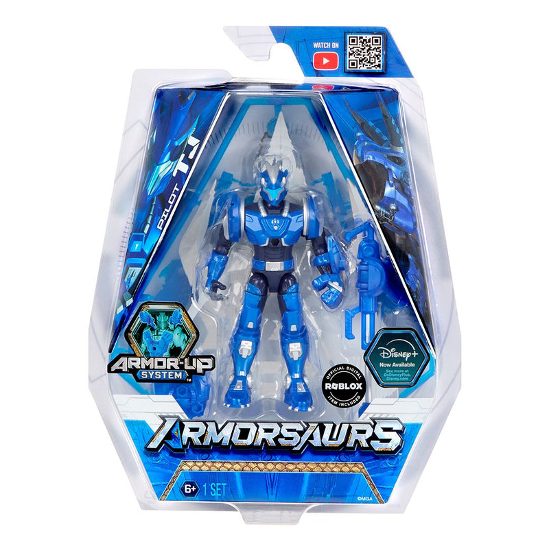 Armorsaurs 3.75" Figure - Triceratops Pilot
