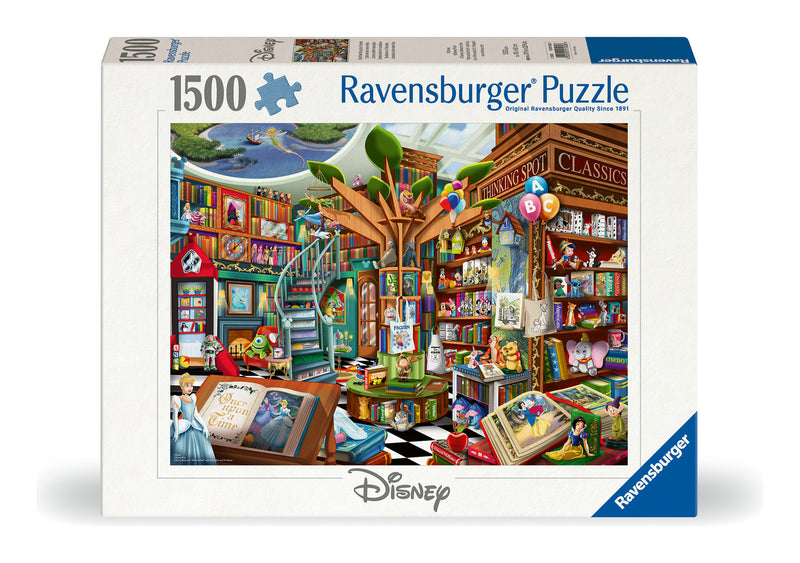 Magical Disney Bookshop 1500 Piece Jigsaw Puzzle