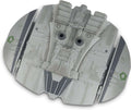 Classic Cylon Raider (TOS) Diecast Model Ship (Battlestar Galactica: The Official Ships Collection), in display