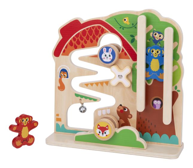 Wooden 2 in 1 Activity Ball Track