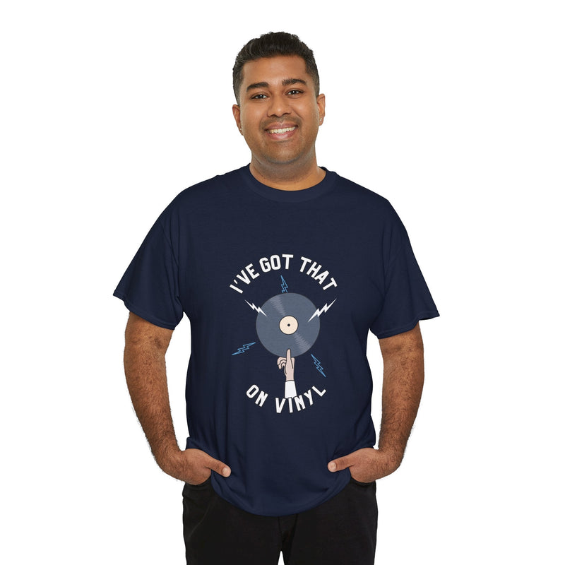 'I've Got That On Vinyl' T-Shirt, packaging shot