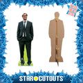 Jurgen Klopp Football Manager Height 189cm Lifesize Cardboard Cut Out With Mini, side angle