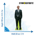 Jurgen Klopp Football Manager Height 189cm Lifesize Cardboard Cut Out With Mini, alternate view