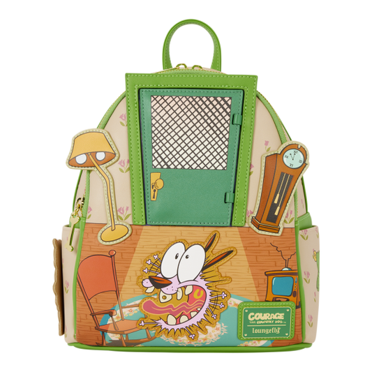 Loungefly - Courage The Cowardly Dog Mini Backpack