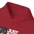 'Just for the Record' Men's Hoodie, side angle