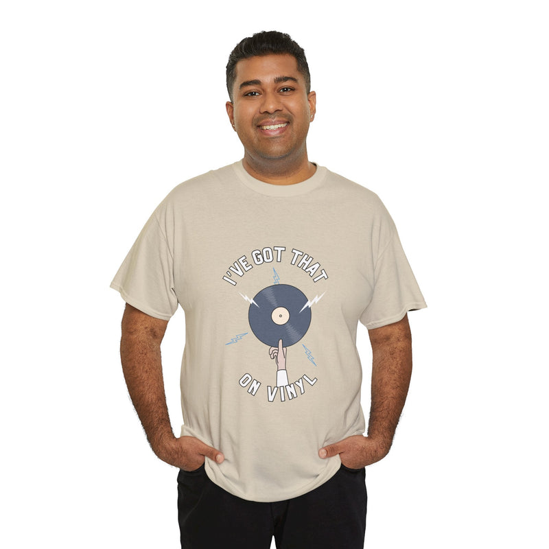 'I've Got That On Vinyl' T-Shirt, side angle
