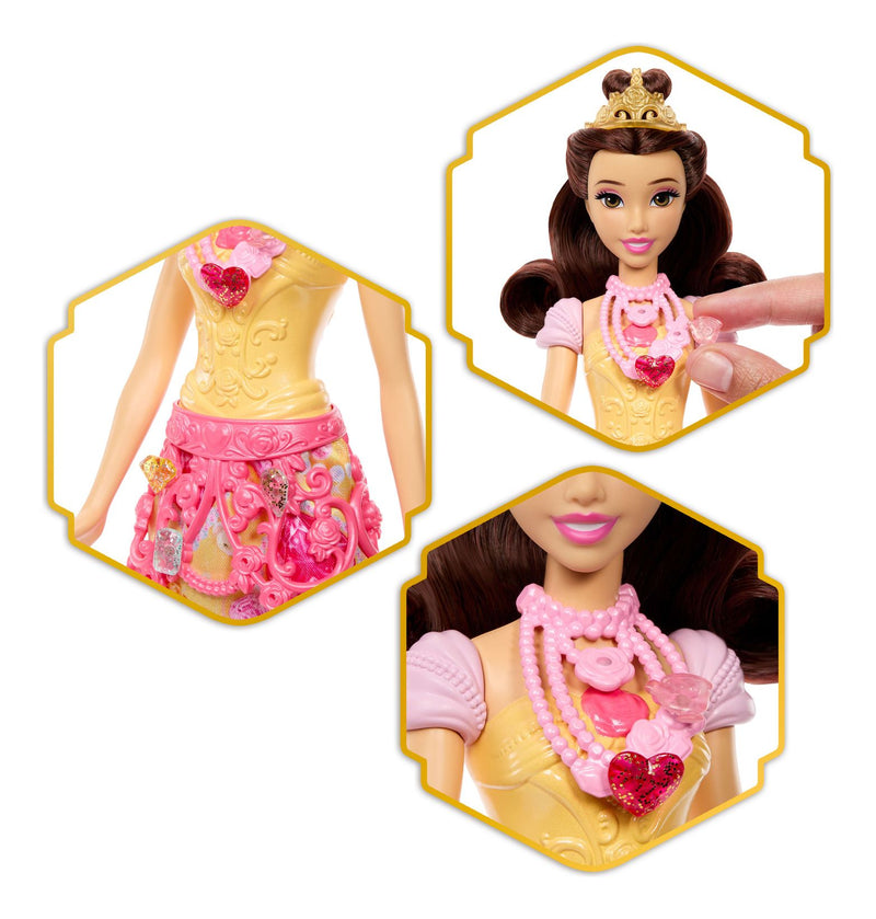 Disney Princess Jewel Reveal Belle Doll - Image