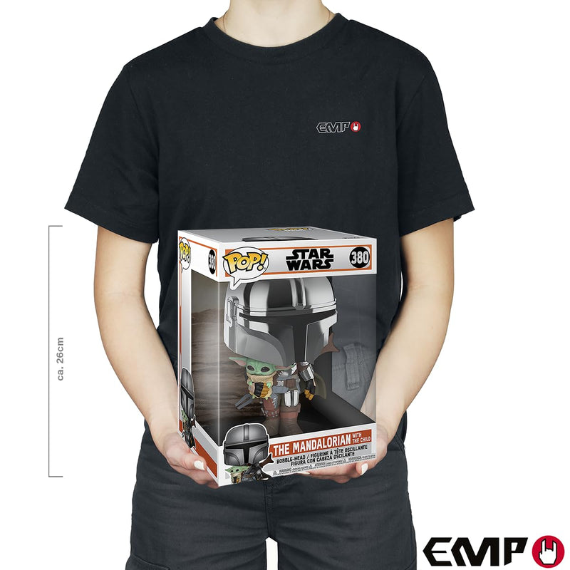 Pop! Jumbo Star Was Mandalorian 10" Mandalorian With The Child