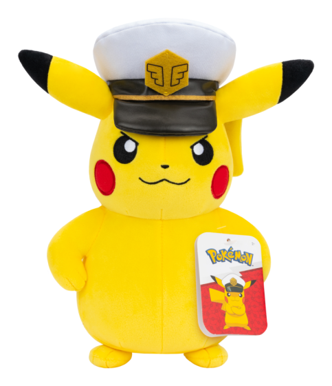 Pokemon 8" Plush Captain Pikachu