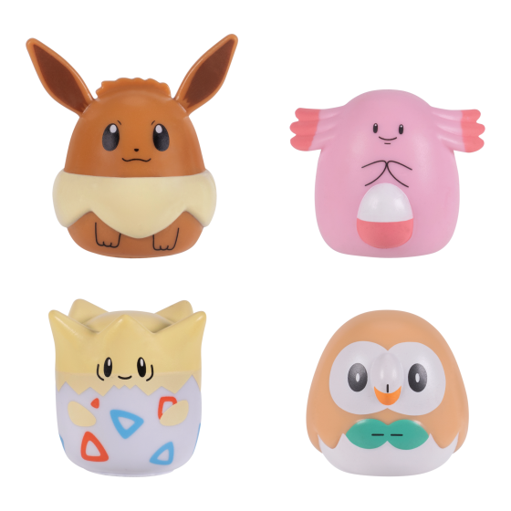 Squishalongs - 4 Fig. Pack (Pokemon Style 1)W2