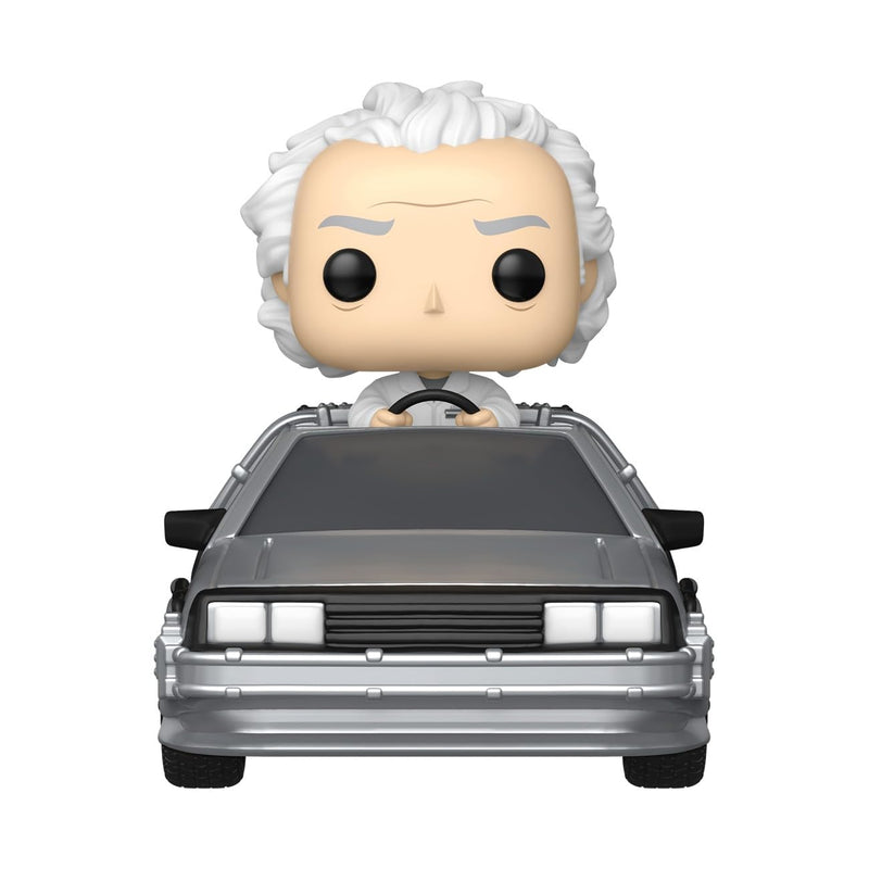 Ride Deluxe - Back to the Future - Doc w/Time Machine Funko Pop! Vinyl Figure, display view