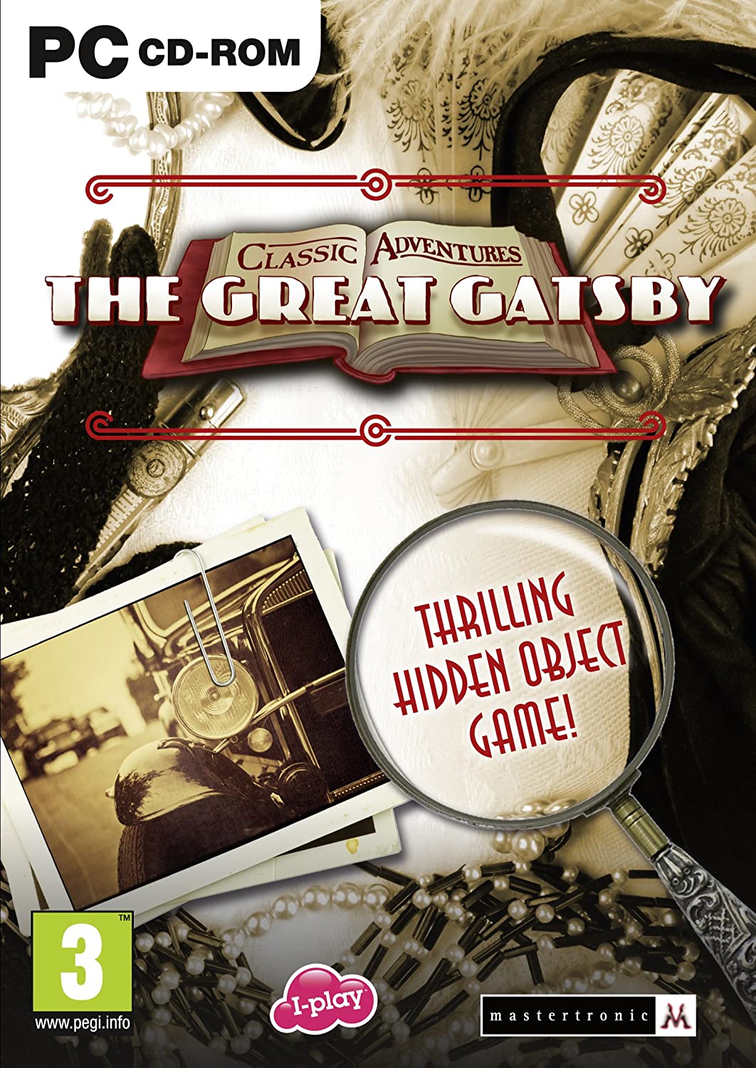 The Great Gatsby Hidden Object Adventure PC Game DVD