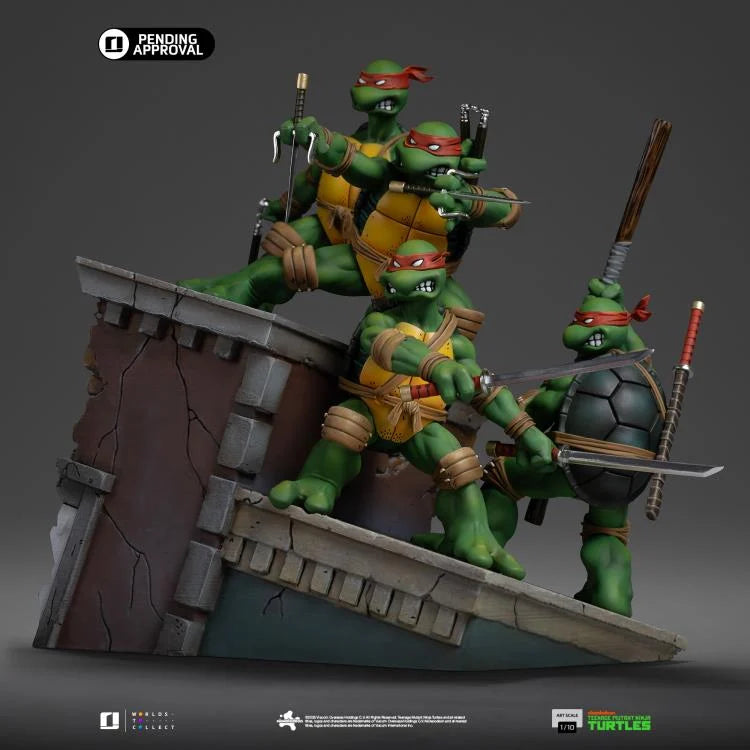 Iron Studios Teenage Mutant Ninja Turtles TMNT Set Deluxe 1/10 Art Scale Statue