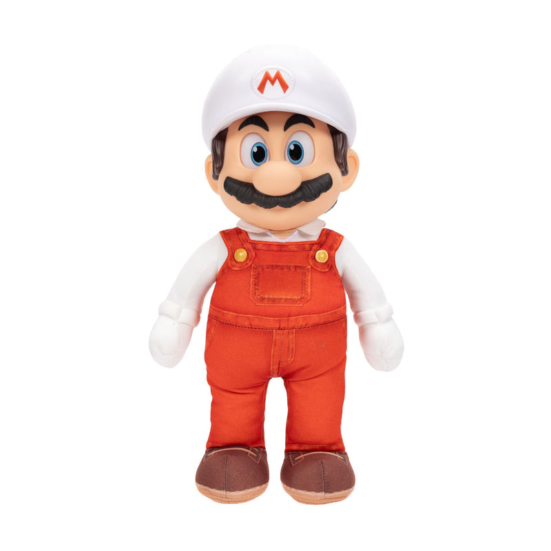 The Super Mario Galaxy Movie - 15" Posable Plush - Fire Mario - Image