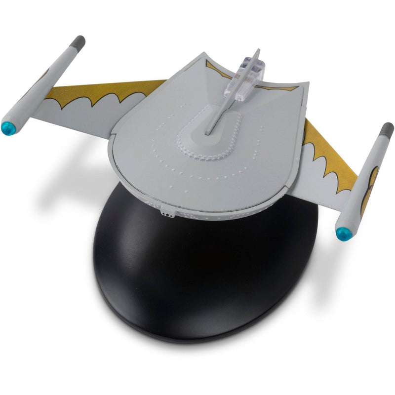 STDC57 Romulan Bird-of-Prey (2260s) (TOS) Model Die Cast Ship (Eaglemoss / Star Trek), rear view