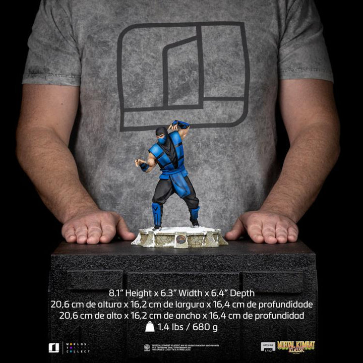Iron Studios Mortal Kombat Klassic Sub-Zero 1/10 Art Scale Limited Edition Statue