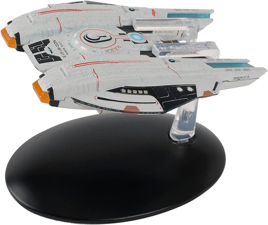 U.S.S. Shran NCC-91413 - Shran-class Light Escort Model Diecast Ship STO (Eaglemoss / Star Trek), alternate view