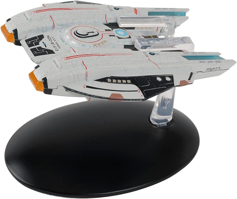 U.S.S. Shran NCC-91413 - Shran-class Light Escort Model Diecast Ship STO (Eaglemoss / Star Trek), alternate view