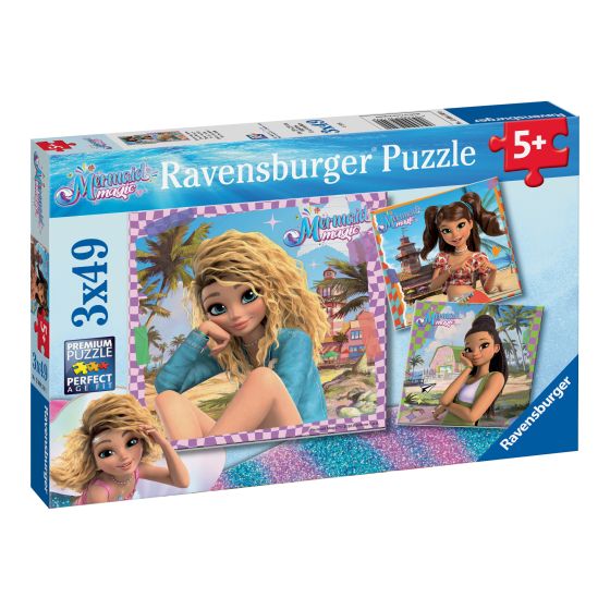 Mermaid Magic 3x49 Piece Jigsaw Puzzle