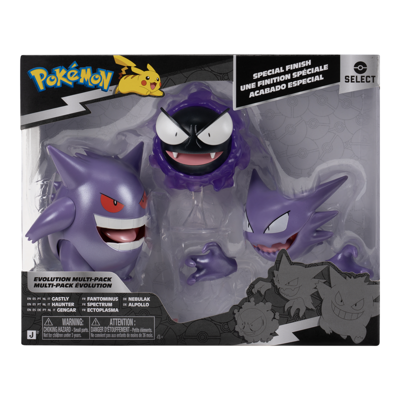 Pokemon Select Evolution Multipack - Ghastly, Haunter, Gengar