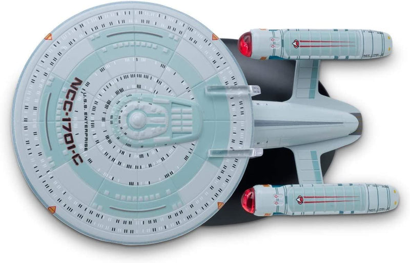 U.S.S. Enterprise NCC-1701-C (Ambassador-class) Ship Model Die Cast Starship Window Boxed (Eaglemoss / Star T, packaging shot